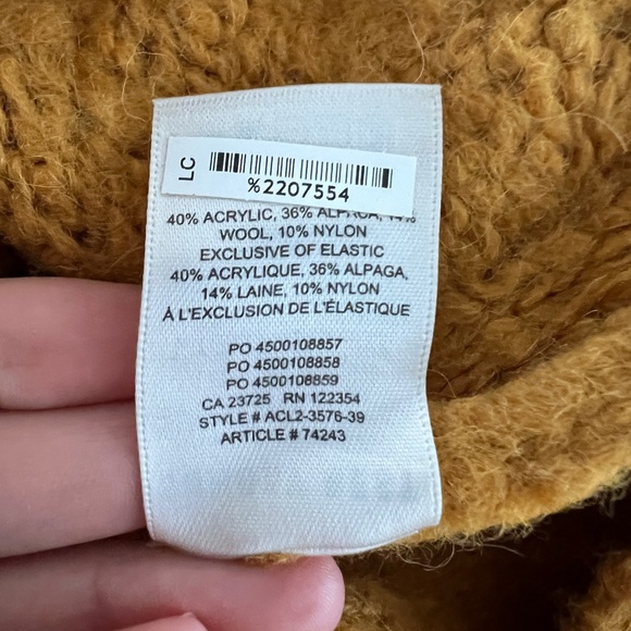 Aritzia Sunday Best Melly Sweater in Cairo Gold XS - Picture 4 of 4
